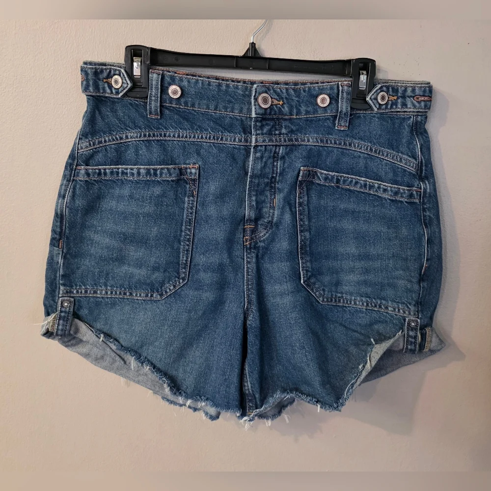 We The Free Palmer 100% Cotton Denim Jean Shorts Women's Size 29